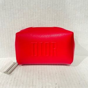 Dior Red Cosmetic Clutch New